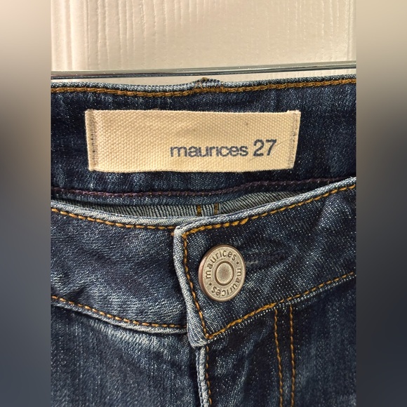 Maurices Dark Blue Denim Skinny Jeans NWT - Picture 2 of 5